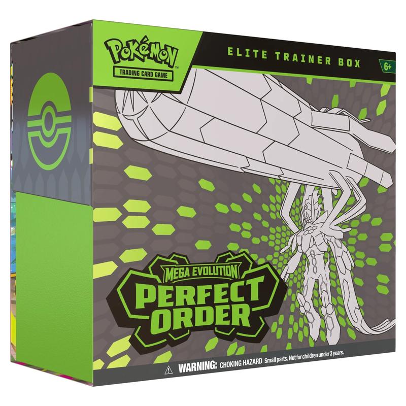 Pokémon TCG Mega Evolution Perfect Order Elite Trainer Box sealed English official packshot