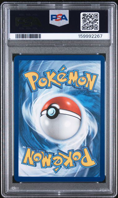 Mega Dragonite ex PSA 9 cert 159992267 slab back