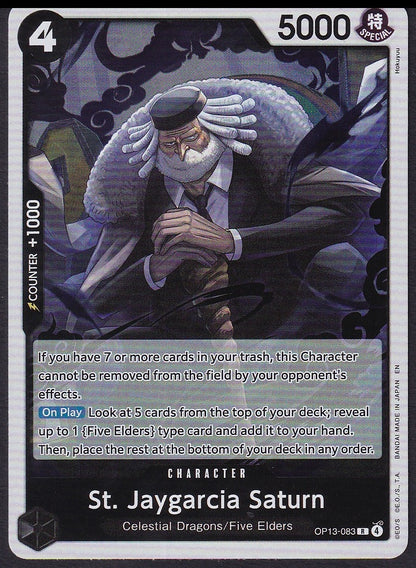 One Piece St. Jaygarcia Saturn OP13-083 Carrying On His Will Rare R | Near Mint