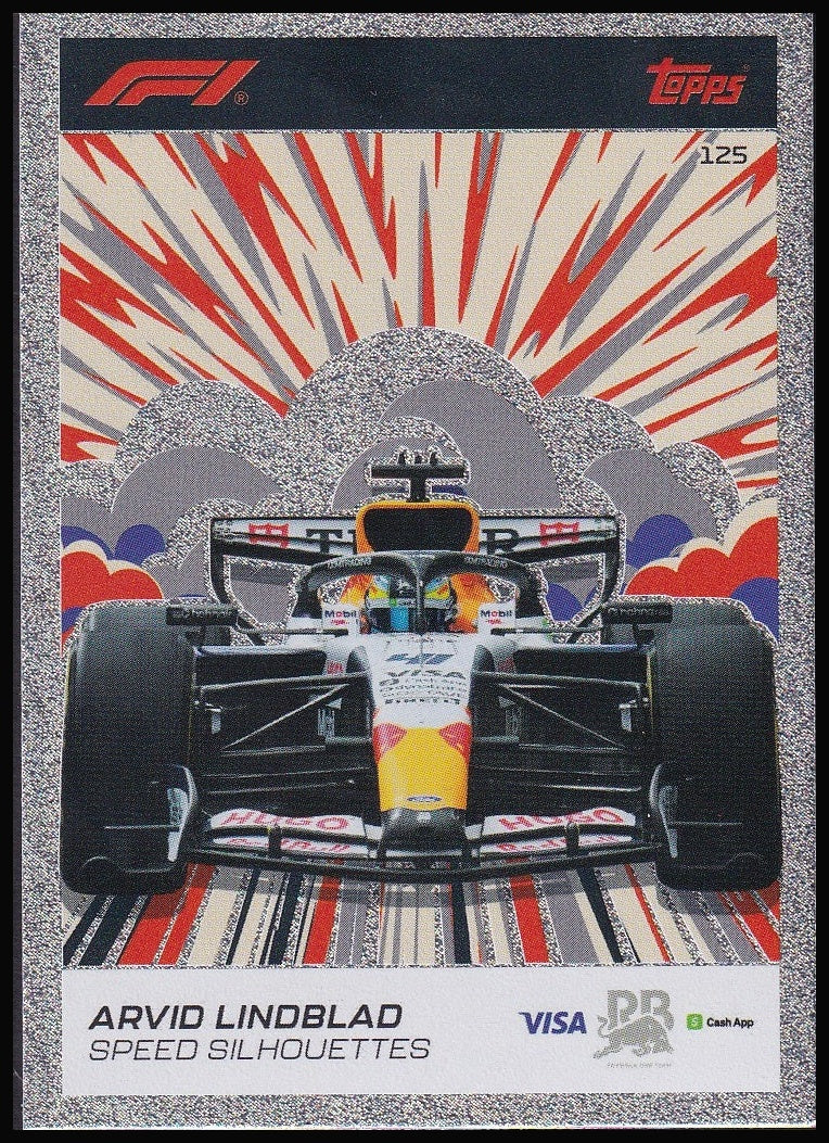 Arvid Lindblad 125 2026 Topps Formula 1 Turbo Attax Speed Silhouettes | Near Mint front