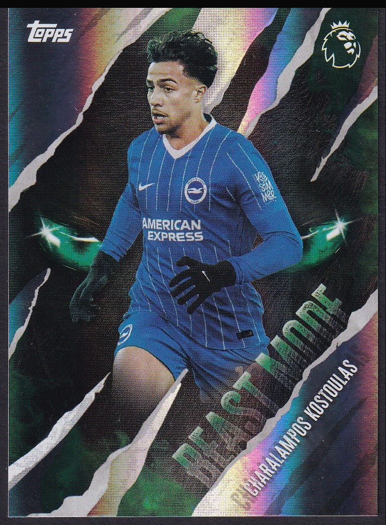 Charalampos Kostoulas BM 7 2026/27 Topps Flagship Premier League Beast Mode | Near Mint