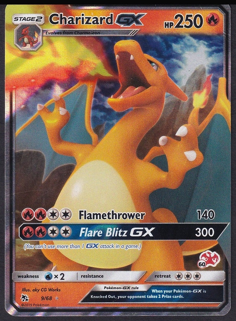 Charizard GX 9/68 Hidden Fates front