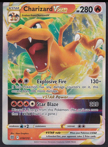 Charizard VSTAR 018/172 Brilliant Stars front
