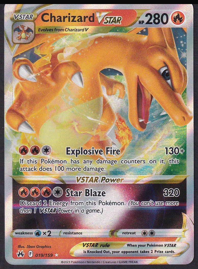 Charizard VSTAR 019/159 Crown Zenith front