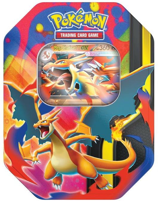 Pokémon TCG Mega Charizard Y ex Tin | Sealed