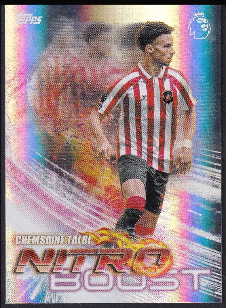 Chemsdine Talbi NB 21 2026/27 Topps Flagship Premier League Nitro Boost | Near Mint
