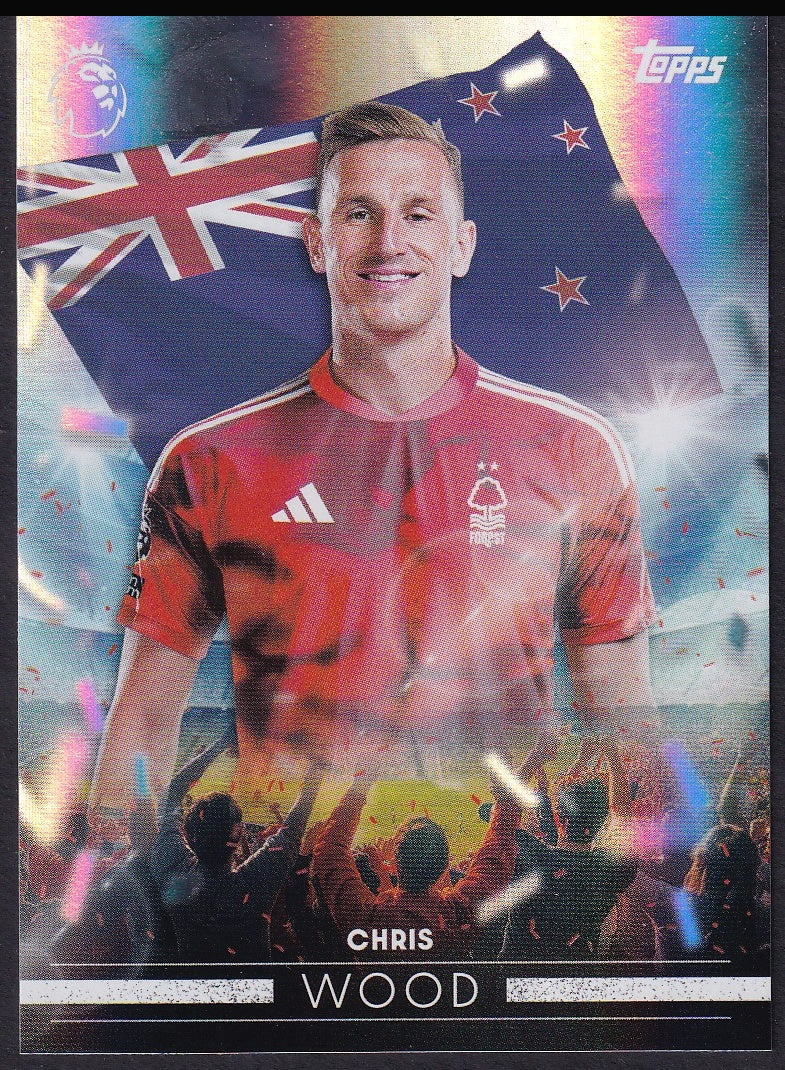 Chris Wood FF 22 2026/27 Topps Flagship Premier League Flying the Flag | Near Mint