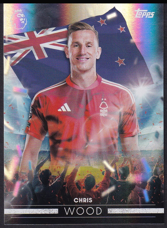 Chris Wood FF 22 2026/27 Topps Flagship Premier League Flying the Flag | Near Mint