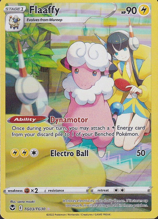 Flaaffy TG03/TG30 Silver Tempest Trainer Gallery Holo Lightly Played card