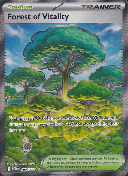 Forest of Vitality 109/088 Perfect Order Ultra Rare Holo Near Mint card