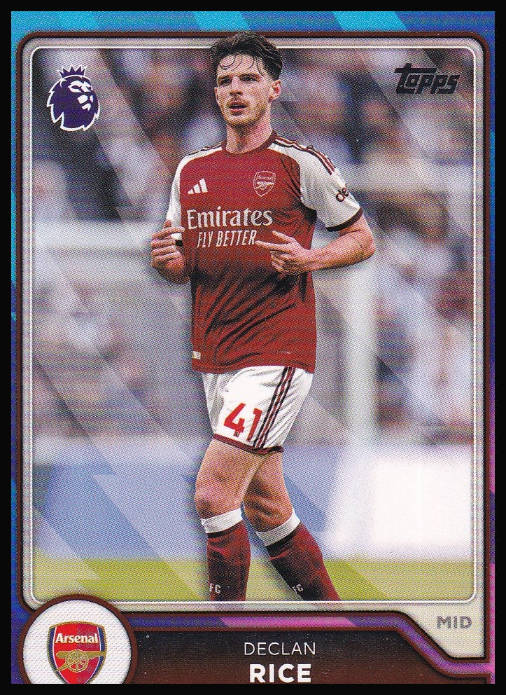 Declan Rice 28 2026/27 Topps Flagship Premier League Parallel | Near Mint