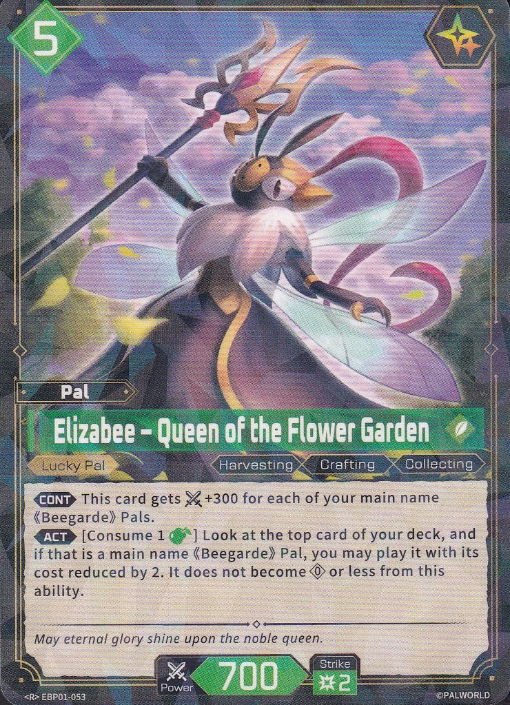 Palworld Elizabee EBP01-053 Dawn of Palpagos Rare R Near Mint card