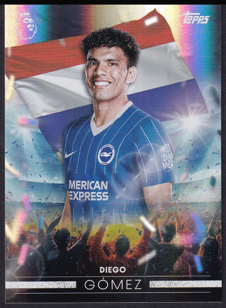 Diego Gómez FF 7 2026/27 Topps Flagship Premier League Flying the Flag | Near Mint