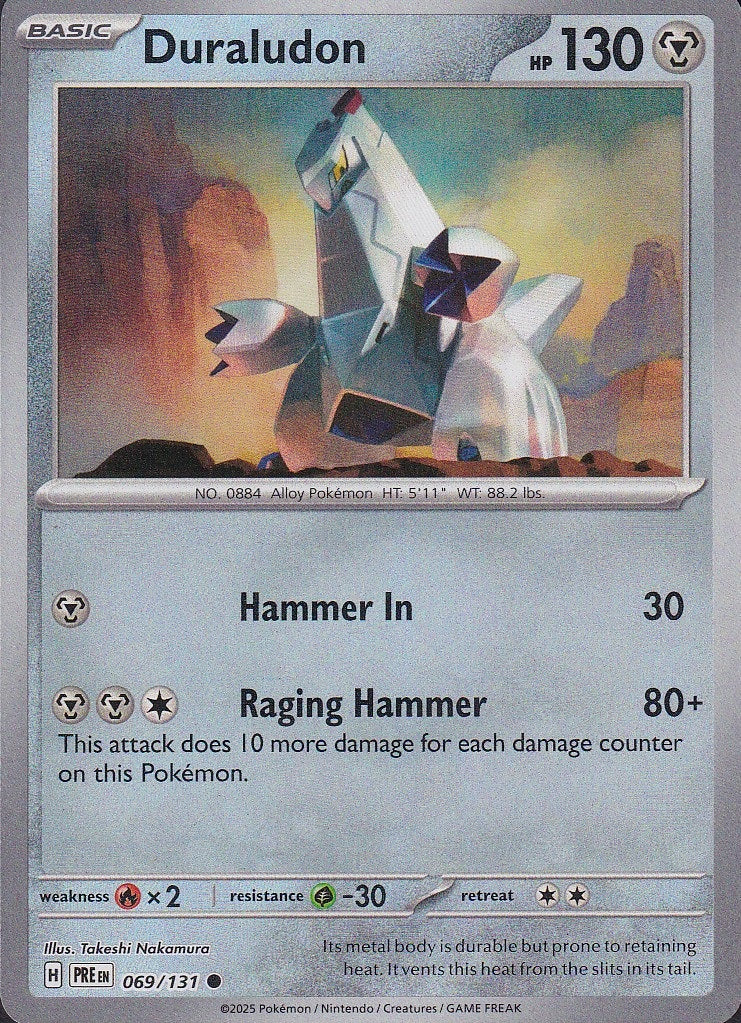 Duraludon 069/131 Prismatic Evolutions Poké Ball Reverse Holo Near Mint card