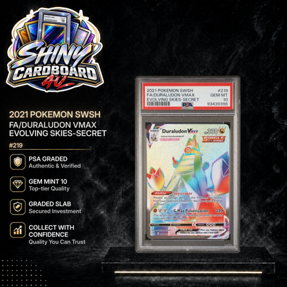 Duraludon VMAX 219/203 Evolving Skies Secret Rare PSA 10 promo