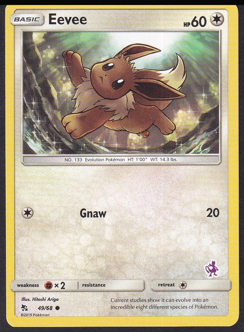 Eevee 49/68 Hidden Fates front