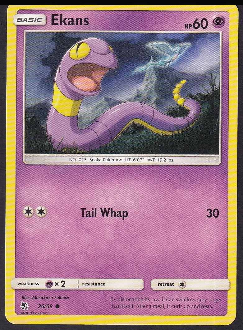 Ekans 26/68 Hidden Fates front