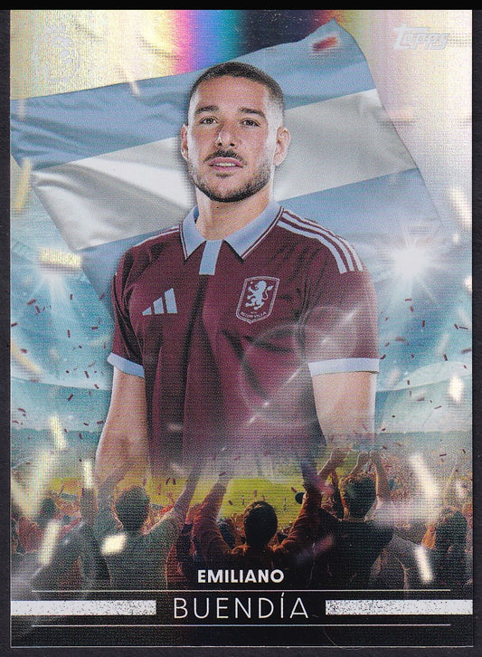 Emiliano Buendía FF 4 2026/27 Topps Flagship Premier League Flying the Flag | Near Mint