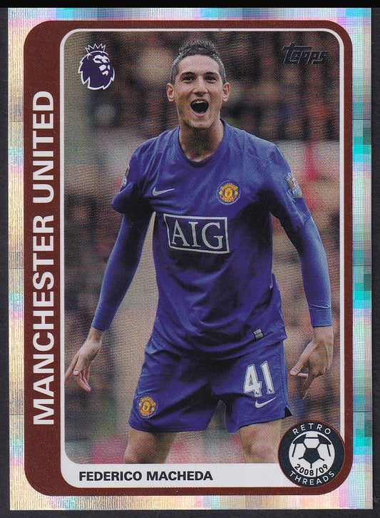 Federico Macheda RT 22 2026/27 Topps Flagship Premier League Retro Threads | Near Mint