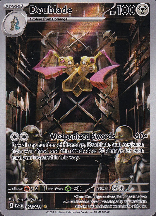 Doublade 098/088 Perfect Order Illustration Rare Holo Near Mint card