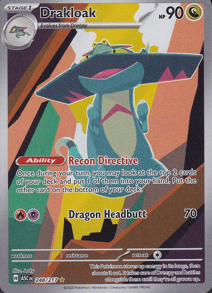 Drakloak 248/217 Ascended Heroes Illustration Rare Near Mint card
