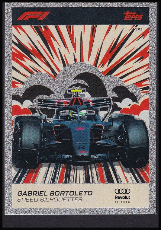 Gabriel Bortoleto 131 2026 Topps Formula 1 Turbo Attax Speed Silhouettes | Near Mint front