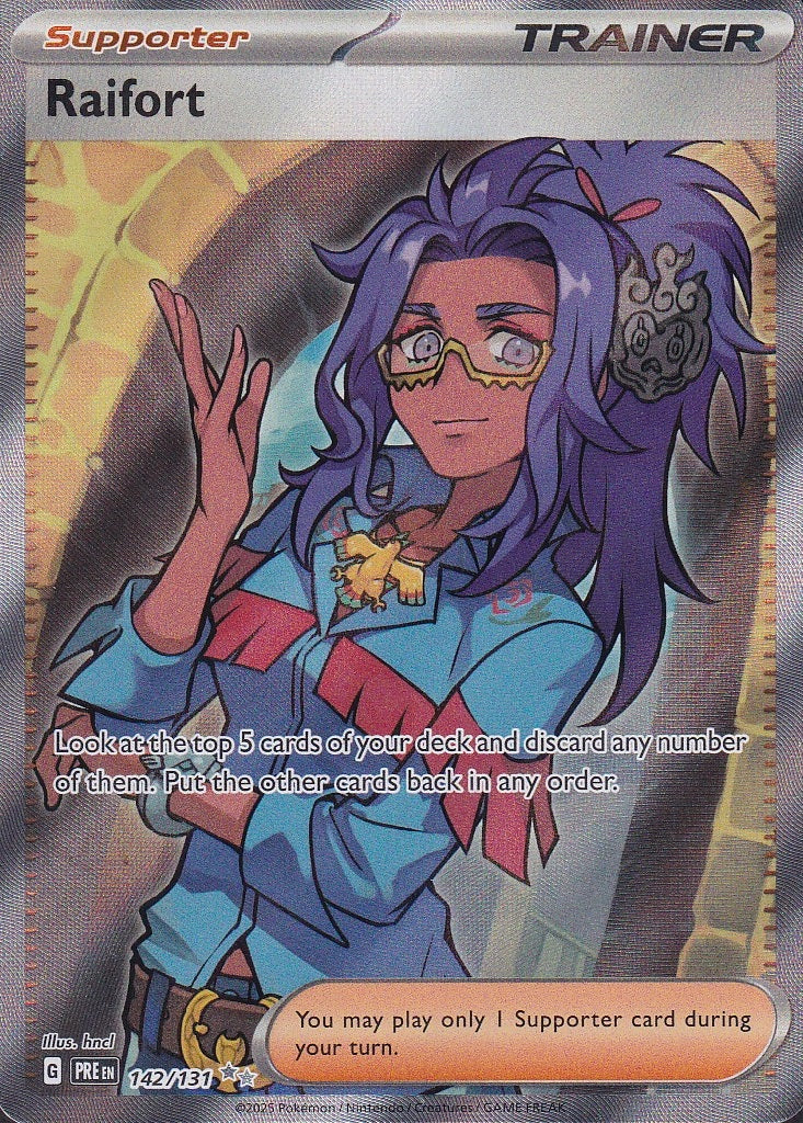 Raifort 142/131 Prismatic Evolutions Special Illustration Rare Near Mint card