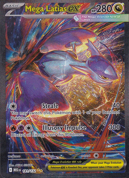 Mega Latias ex 181/132 Mega Evolution Special Illustration Rare Holo Near Mint card