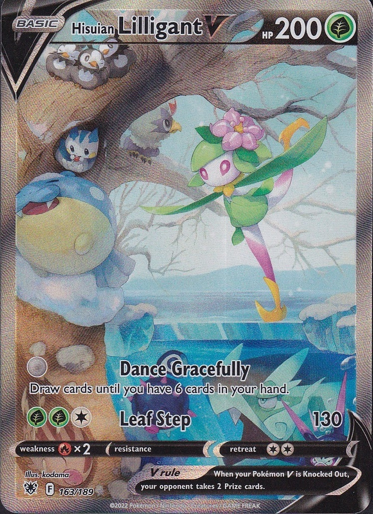 Hisuian Lilligant V 163/189 Astral Radiance Ultra Rare Holo front