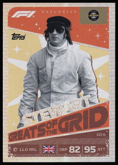 Jackie Stewart GG6 Greats of the Grid card front