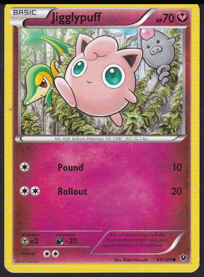 Jigglypuff 65/124 XY Fates Collide front