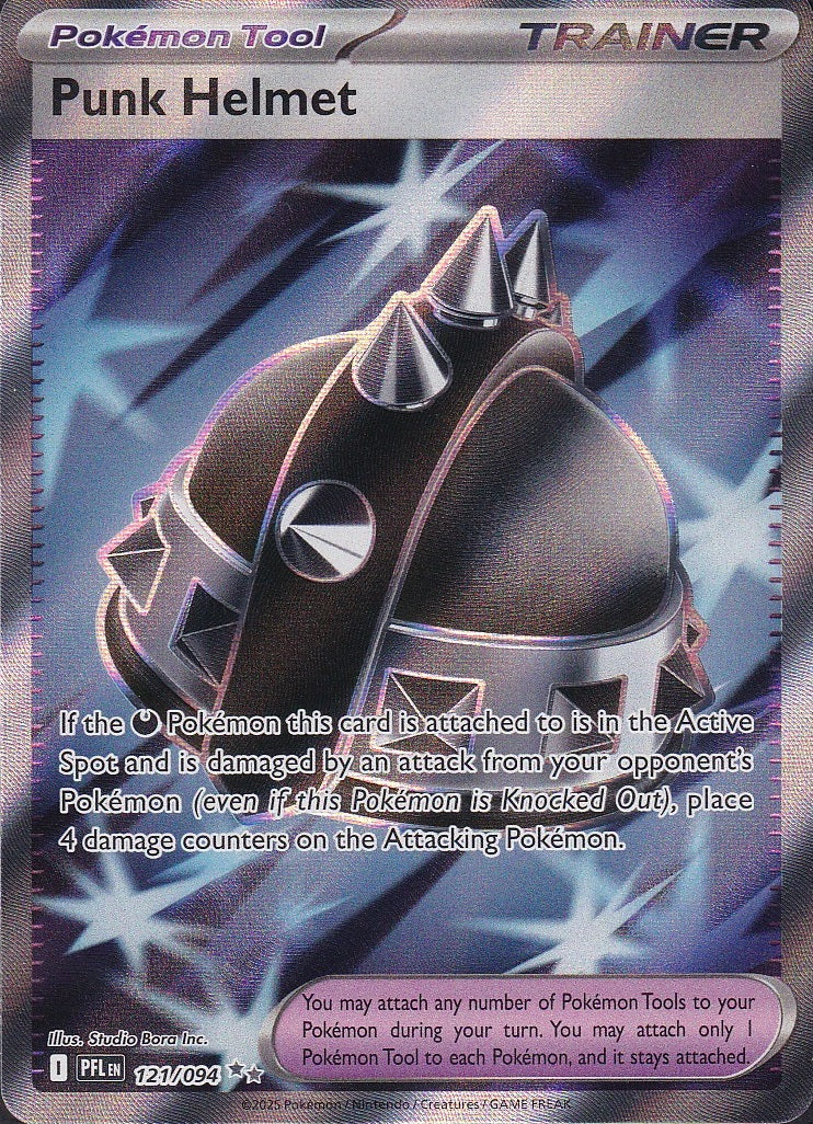 Punk Helmet 121/094 Phantasmal Flames Ultra Rare Holo Near Mint card