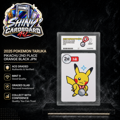 JPN 2nd Place 2025 Pokemon Taruka Orange Back ACE 9 | Mint