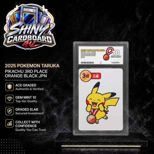 JPN 3rd Place 2025 Pokemon Taruka Orange Back ACE 10 | Gem Mint