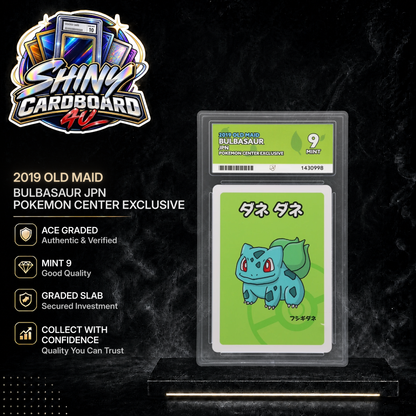 JPN Bulbasaur 2019 Old Maid Pokemon Center Exclusive ACE 9 | Mint