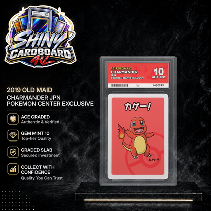 JPN Charmander 2019 Old Maid Pokemon Center Exclusive ACE 10 | Gem Mint