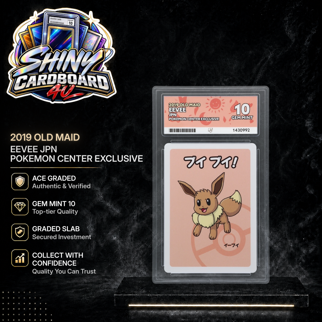 JPN Eevee 2019 Old Maid Pokemon Center Exclusive ACE 10 | Gem Mint