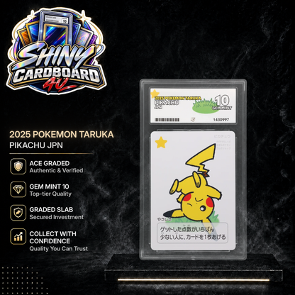 JPN Pikachu 2025 Pokemon Taruka ACE 10 | Gem Mint