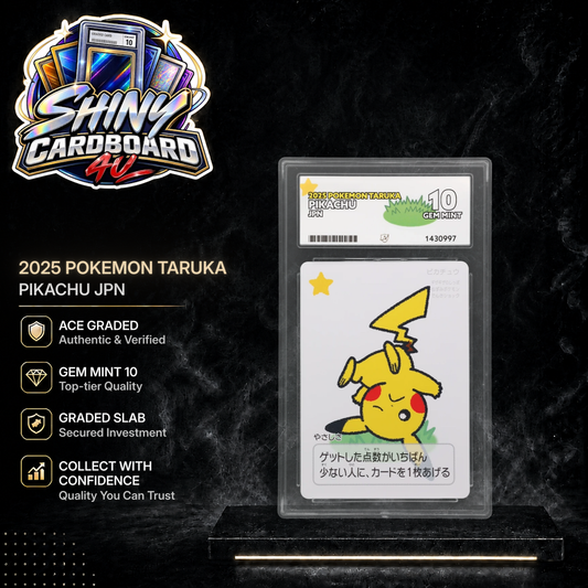 JPN Pikachu 2025 Pokemon Taruka ACE 10 | Gem Mint