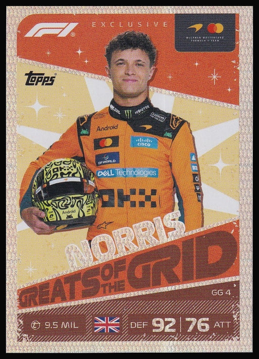 Lando Norris GG4 Greats of the Grid card front