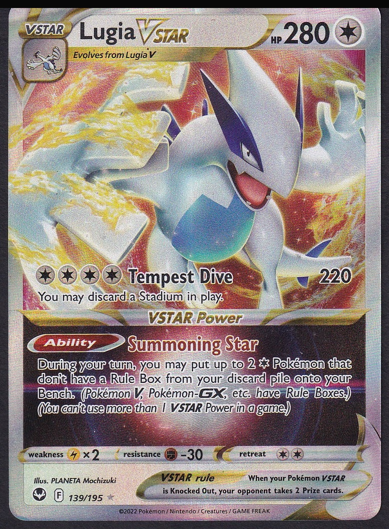 Lugia VSTAR 139/195 front