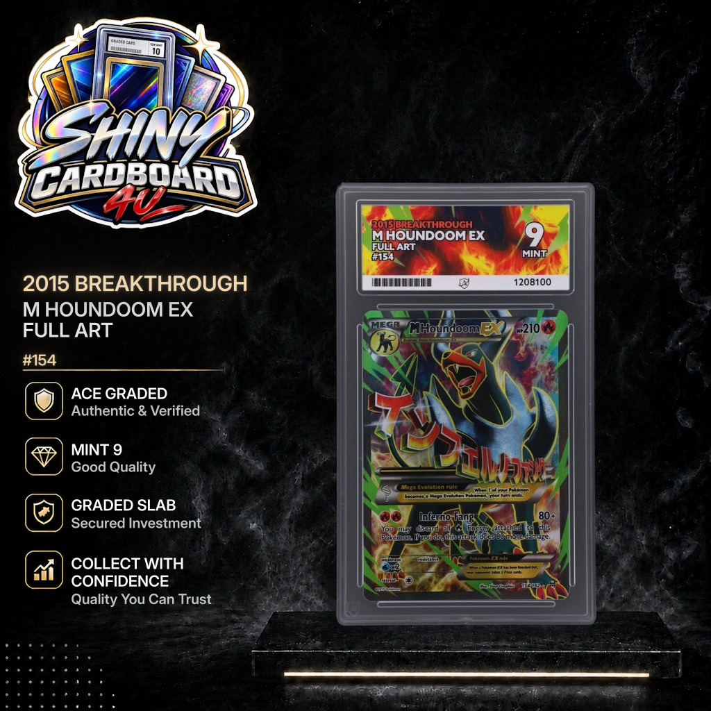 M Houndoom EX 154/162 BREAKthrough ACE 9 Mint promo