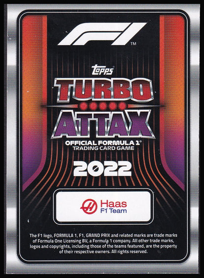 2022 Topps Formula 1 Turbo Attax card back