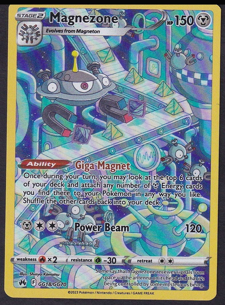 Magnezone GG18/GG70 Crown Zenith Galarian Gallery front