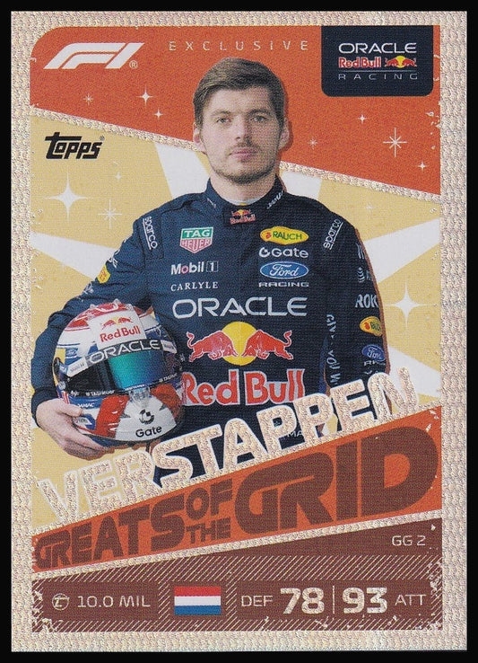 Max Verstappen GG2 Greats of the Grid card front