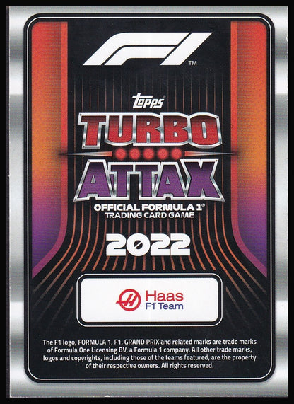 2022 Topps Formula 1 Turbo Attax card back