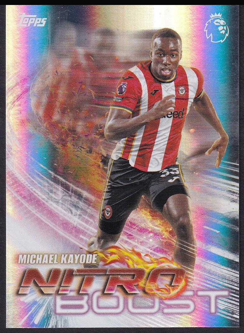 Michael Kayode NB 5 2026/27 Topps Flagship Premier League Nitro Boost | Near Mint