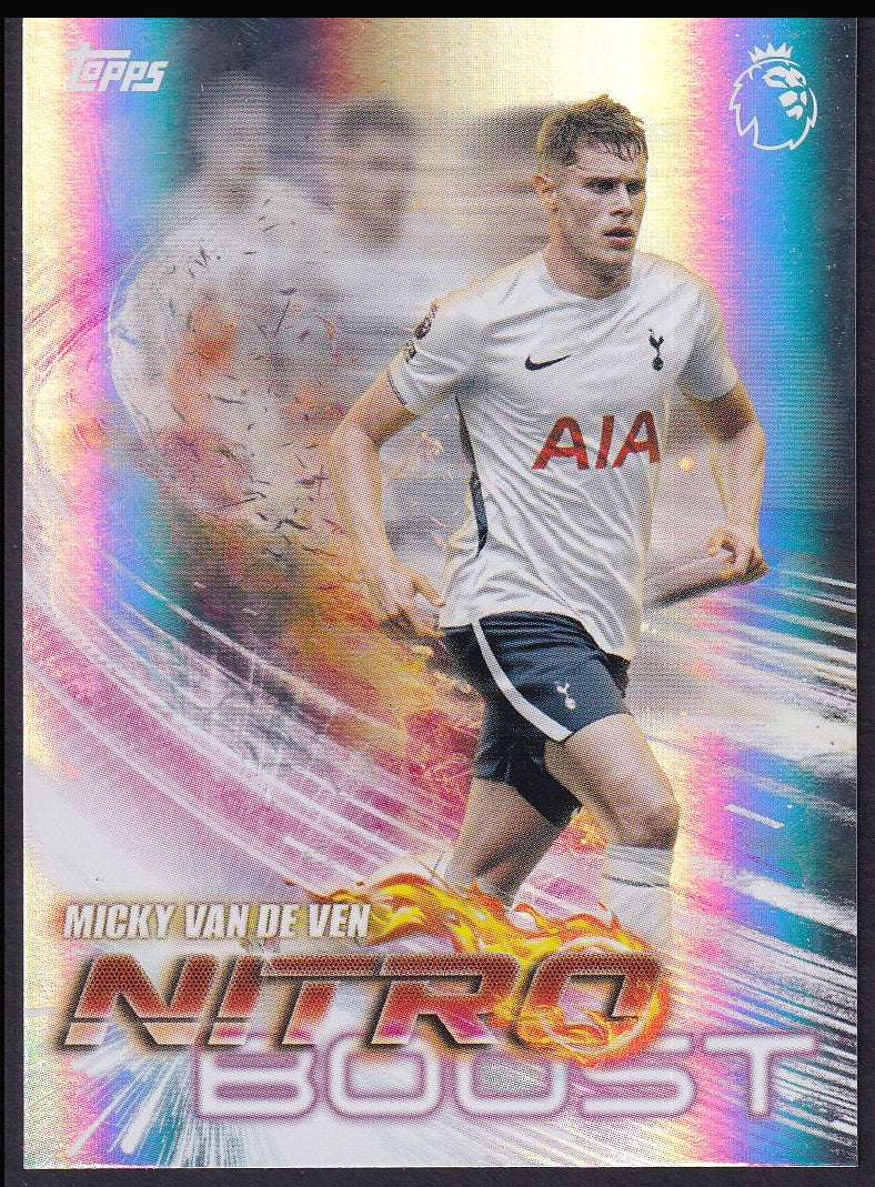 Micky van de Ven NB 22 2026/27 Topps Flagship Premier League Nitro Boost | Near Mint