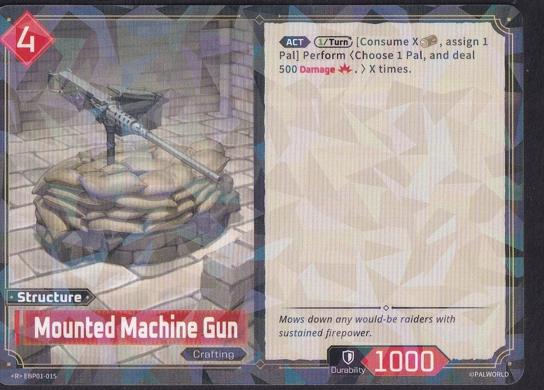 Mounted Machine Gun EBP01-015 front