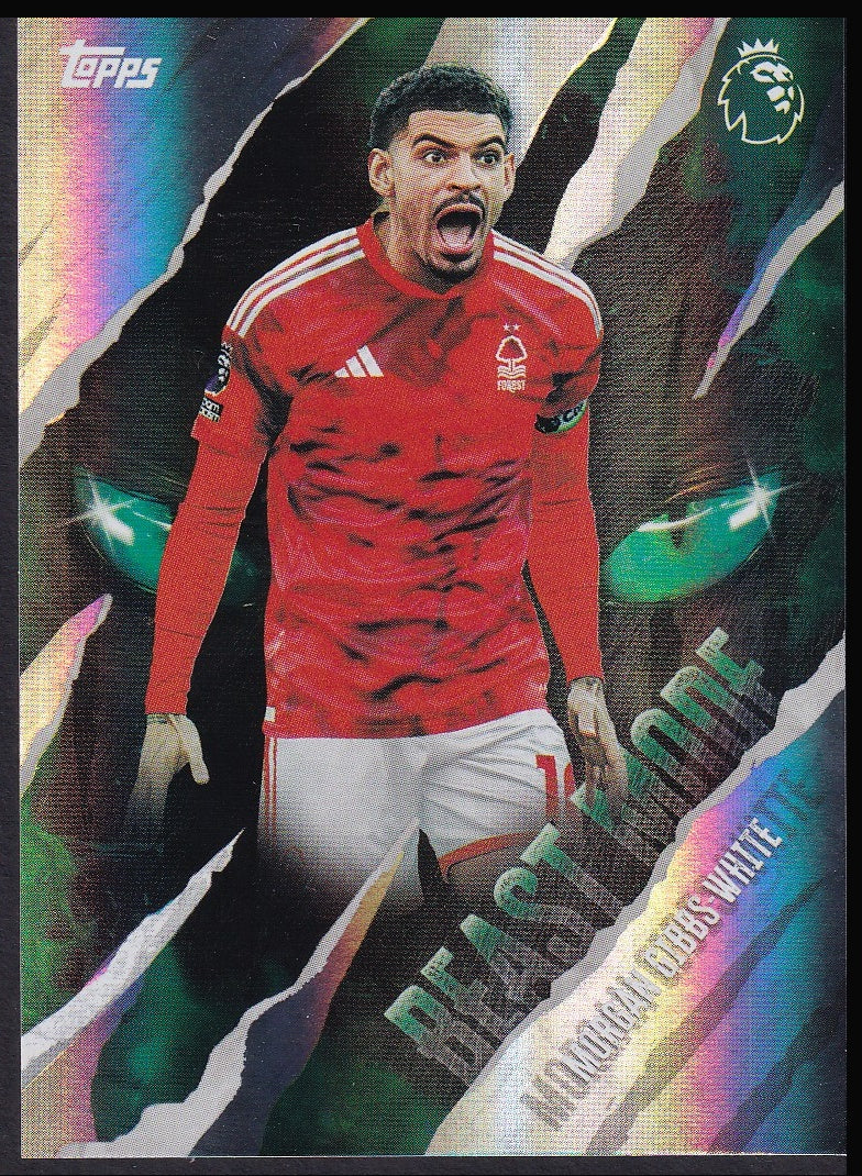 Morgan Gibbs-White BM 22 2026/27 Topps Flagship Premier League Beast Mode | Near Mint